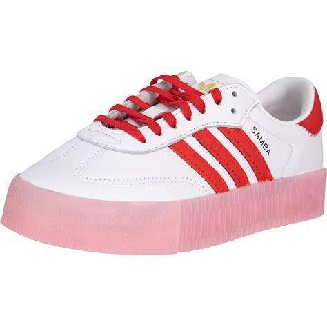 adidas rot weiß damen|Rote Sneaker .